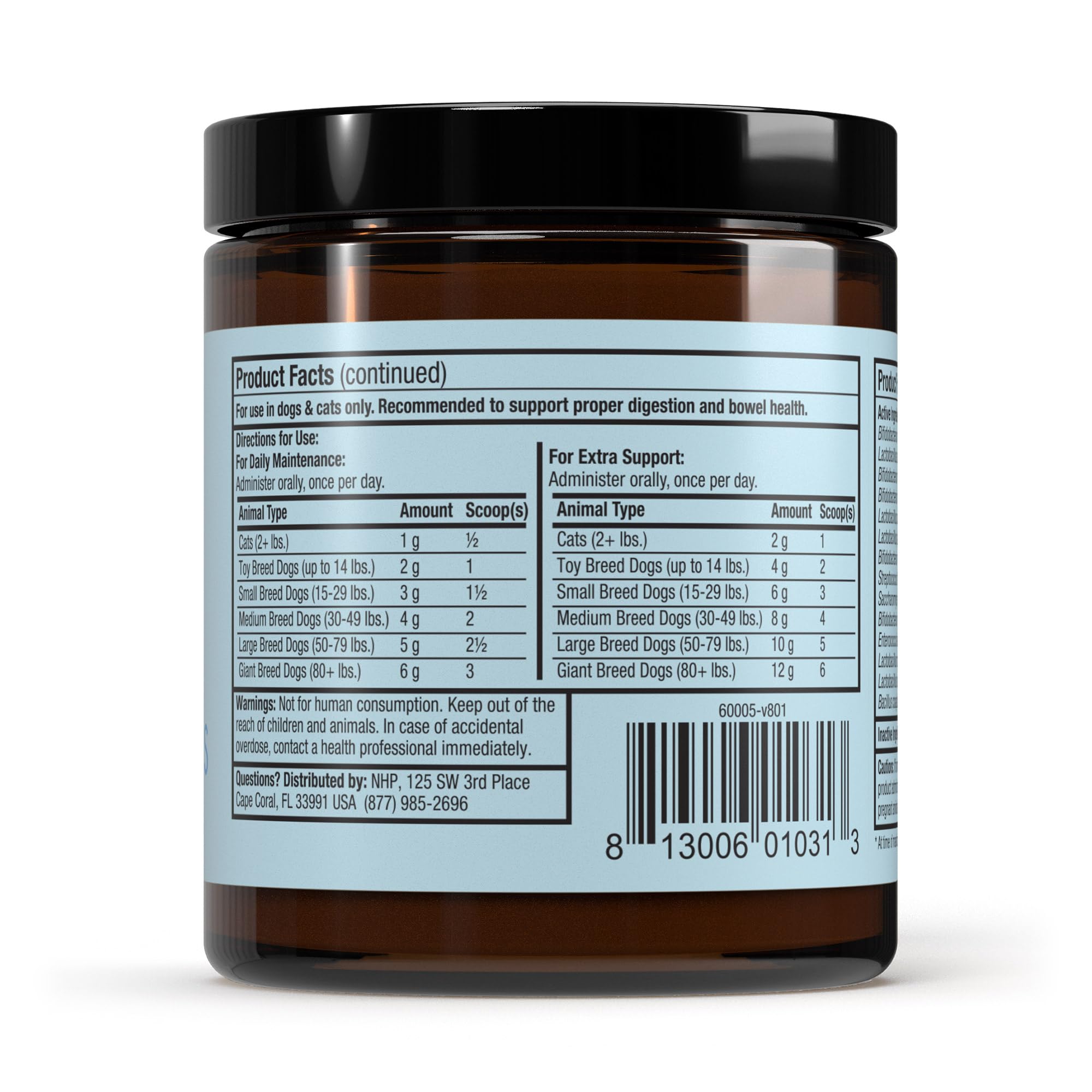 Bark & Whiskers, Complete Probiotics, for Cats and Dogs, 3.17 oz (90 g), Supports Immune Function, Digestive Support, Non GMO, Soy Free, Gluten Free - Image 3