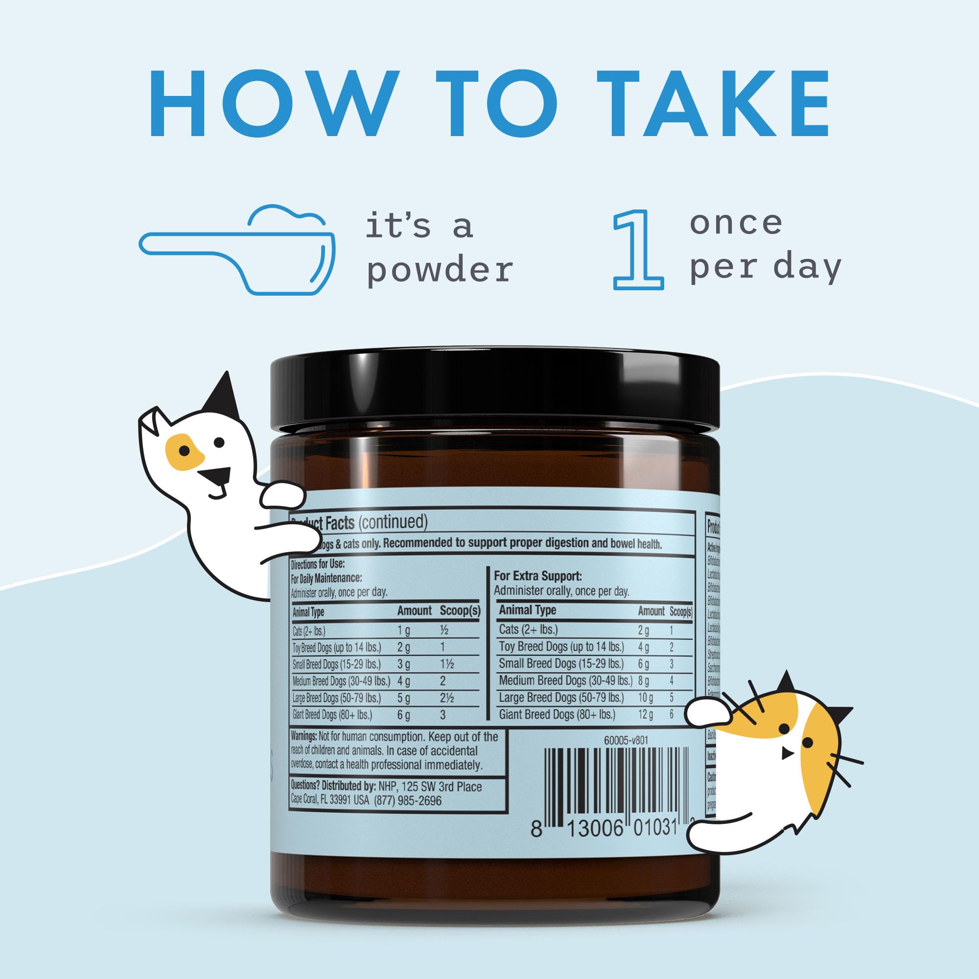 Bark & Whiskers, Complete Probiotics, for Cats and Dogs, 3.17 oz (90 g), Supports Immune Function, Digestive Support, Non GMO, Soy Free, Gluten Free - Image 6