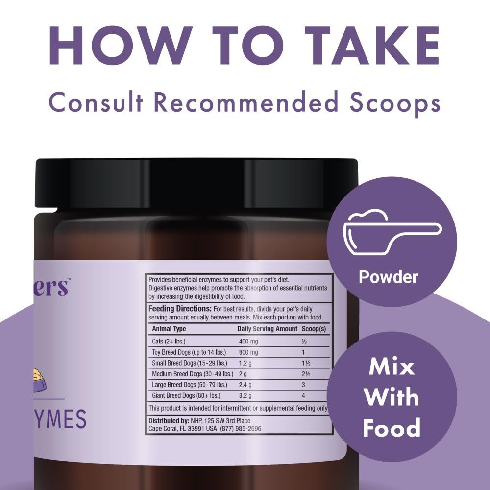 Dr. Mercola Bark & Whiskers Digestive Enzymes – Veterinarian Formulated – for Dogs & Cats – Non-GMO – 150 Scoops – Supports Kibble Digestion - Image 7