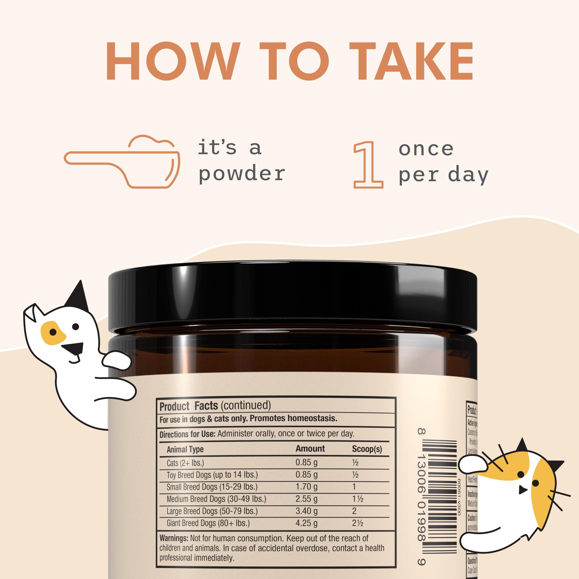 Dr. Mercola Bark & Whiskers Immune Support - Immune Health Support - Prebiotics - Colostrum - Moringa - Yeast Fermentate - 3.50 oz. (60 Scoops) - Image 6