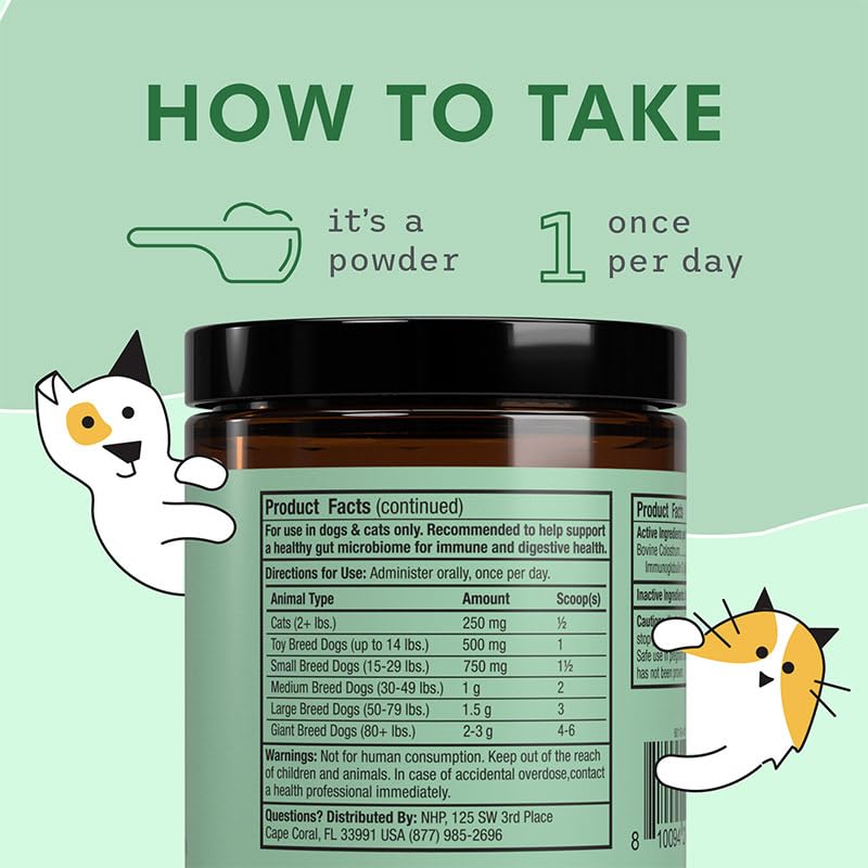 Dr. Mercola Bark & Whiskers New Zealand Colostrum, 90 Scoops, Supports Gut and Immune Health, Non-GMO - Image 4