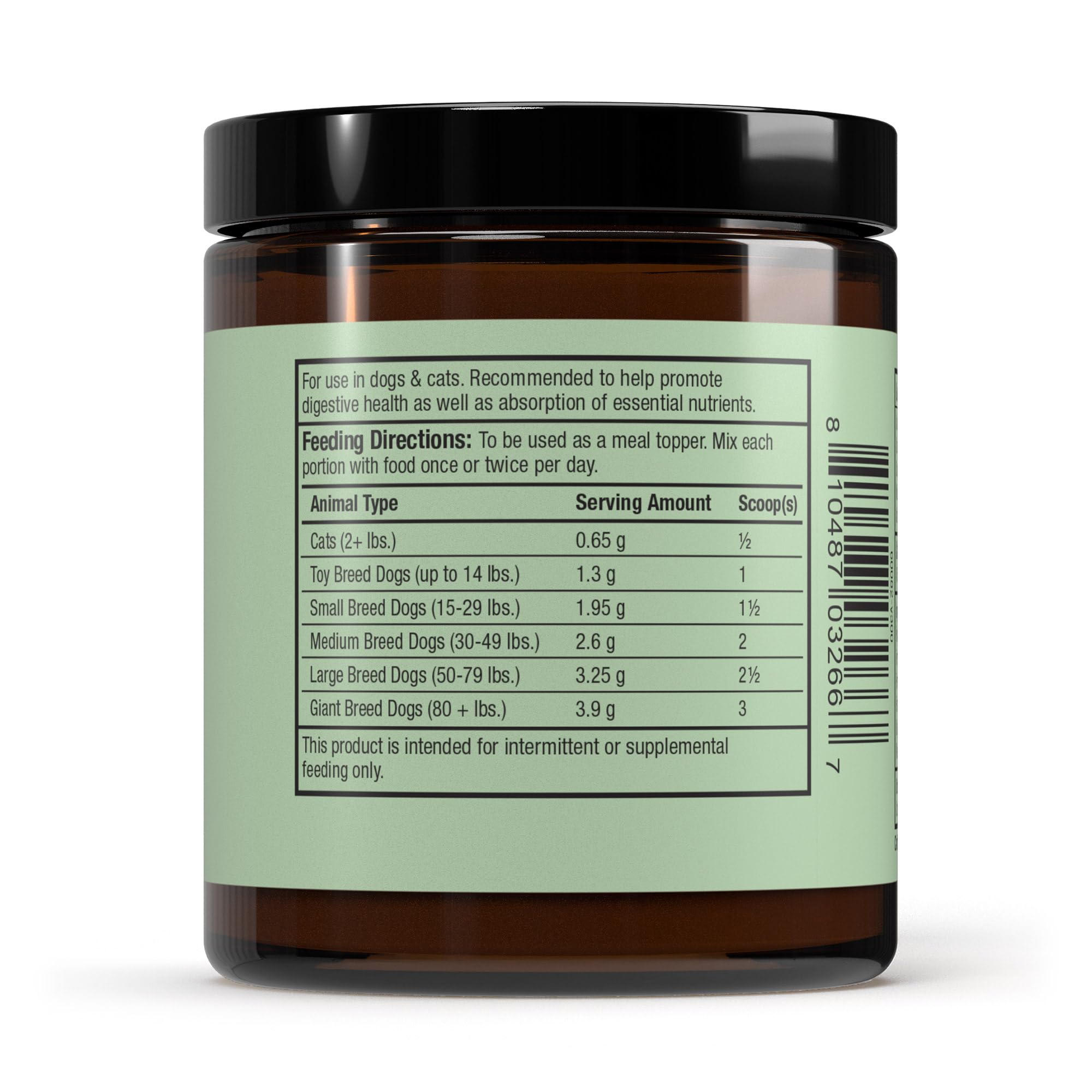 Dr. Mercola Bark & Whiskers Organic Fermented Superfoods - Nutrient-Rich Meal Topper for Dogs & Cats - with Antioxidants - Cheddar Flavor - USDA Organic - 60 Scoops - Image 3