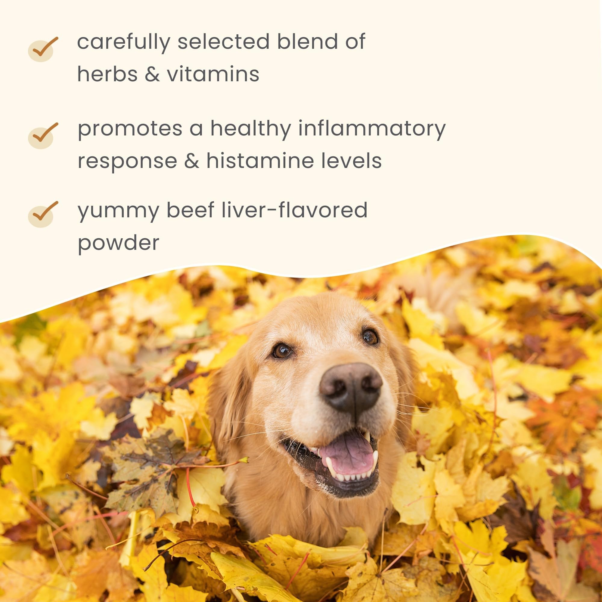 Dr. Mercola Bark & Whiskers Seasonal Support - Immune Support for Dogs & Cats - Quercetin - Butterbur Extract - Organic Stinging Nettle - 3.17 oz (90 Scoops) - Image 5