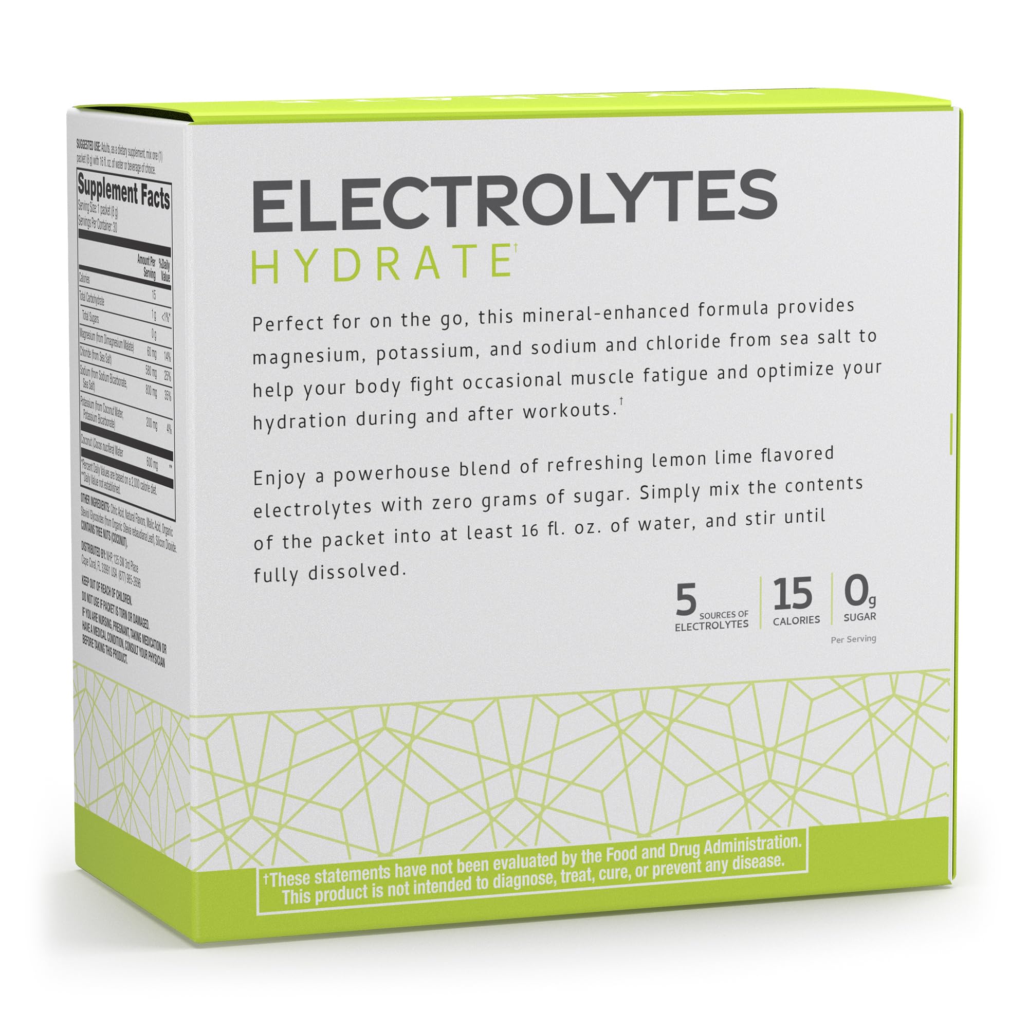Dr. Mercola Pure Power Electrolytes - Supports Hydration & Muscle Function - Magnesium & Potassium Blend - 0 g Sugar per Serving - Lemon Lime - 30 Packets - Image 4