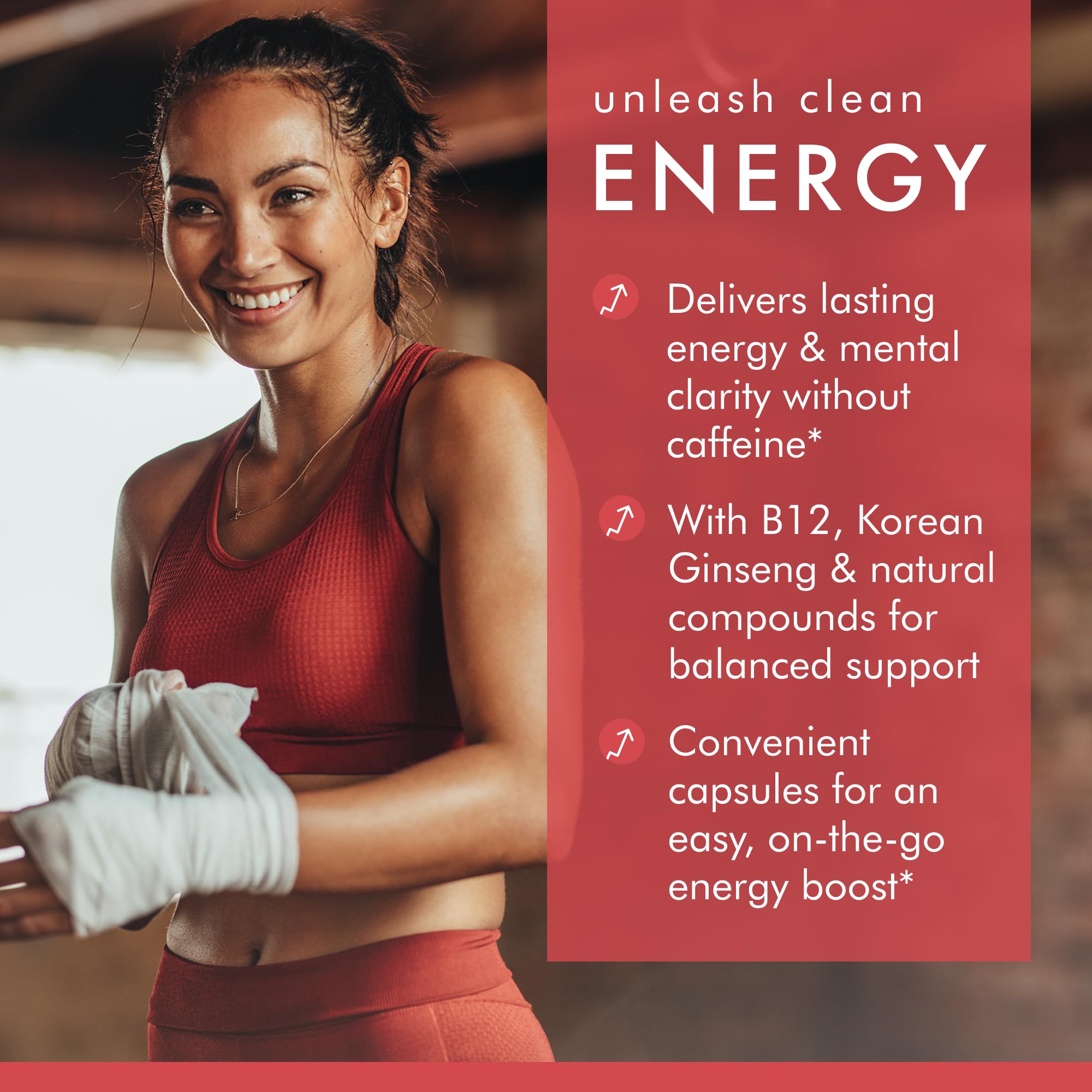 Dr. Mercola Pure Power Energy Boost with Ginseng + B12 - Clean Plant-Based Energy Support - Korean Ginseng & Cocoa Extract - Methylcobalamin Vitamin B12 Supplement - 30 Capsules - Image 5